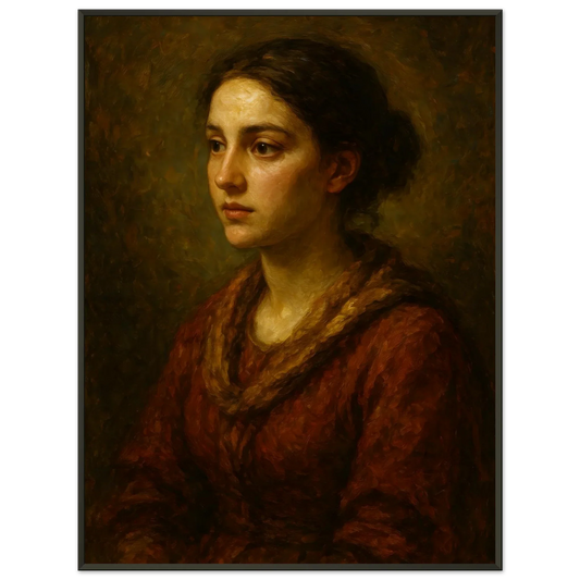 The Quiet Moment | Museum-Quality Matte Paper Metal Framed Poster 60x80 cm / 24x32″ - ZODARC